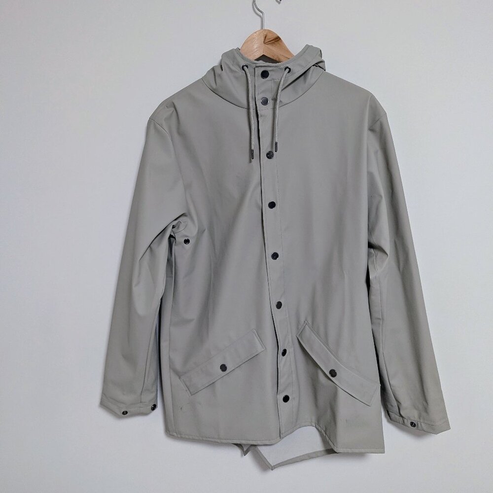 RAINS Jacket XS in Sage/Cement Colour
